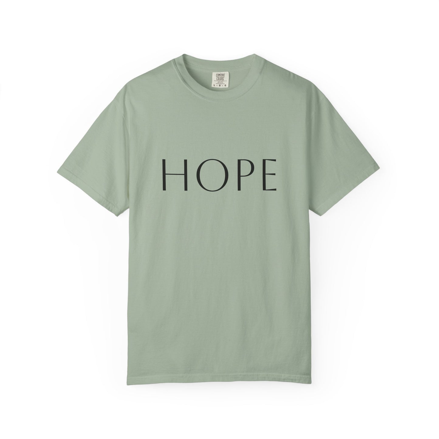Hope Script T-Shirt — Inspirational Christian Tee with Back Scripture Design