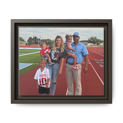 Framed Matte Photo Canvas — Personalized Family Portrait Wall Art