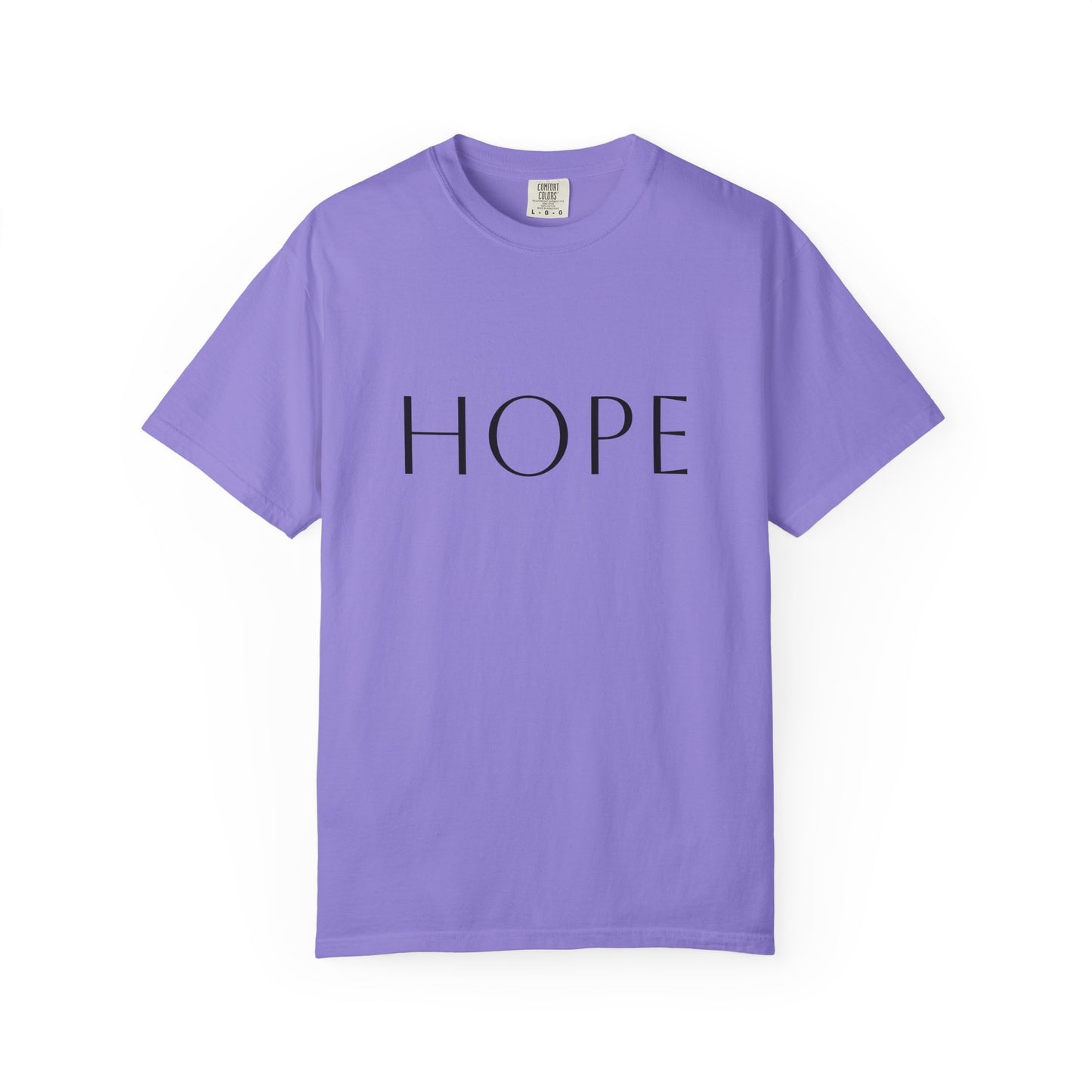 Hope Script T-Shirt — Inspirational Christian Tee with Back Scripture Design