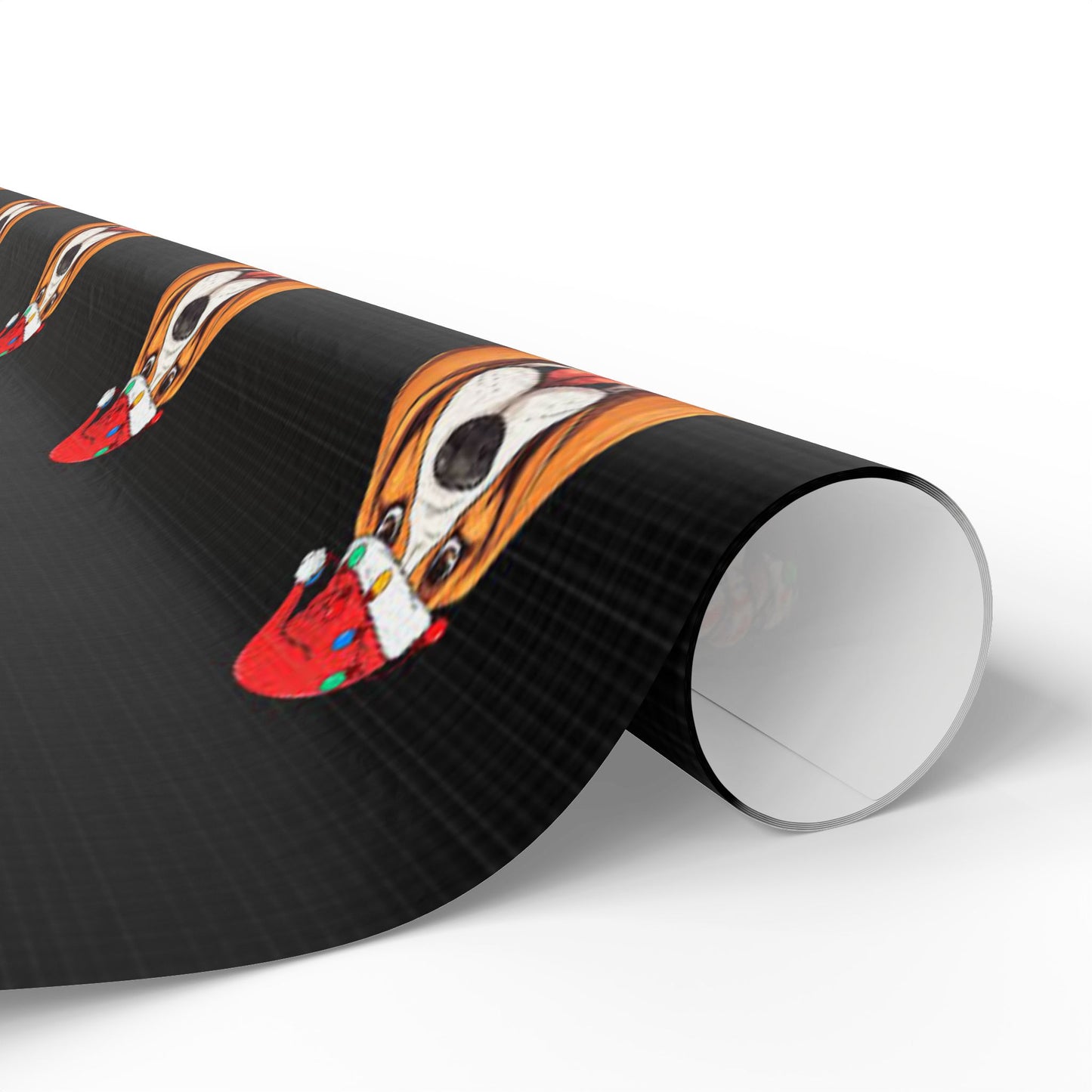 Basset Hound Santa Wrapping Paper - Cute Dog Christmas Gift Wrap