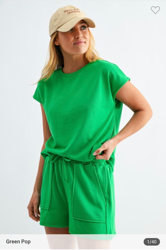 Two piece Soft Short set