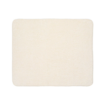 Cow Print BC Logo Sherpa Blanket — Cozy Fleece Throw for Texas Fans