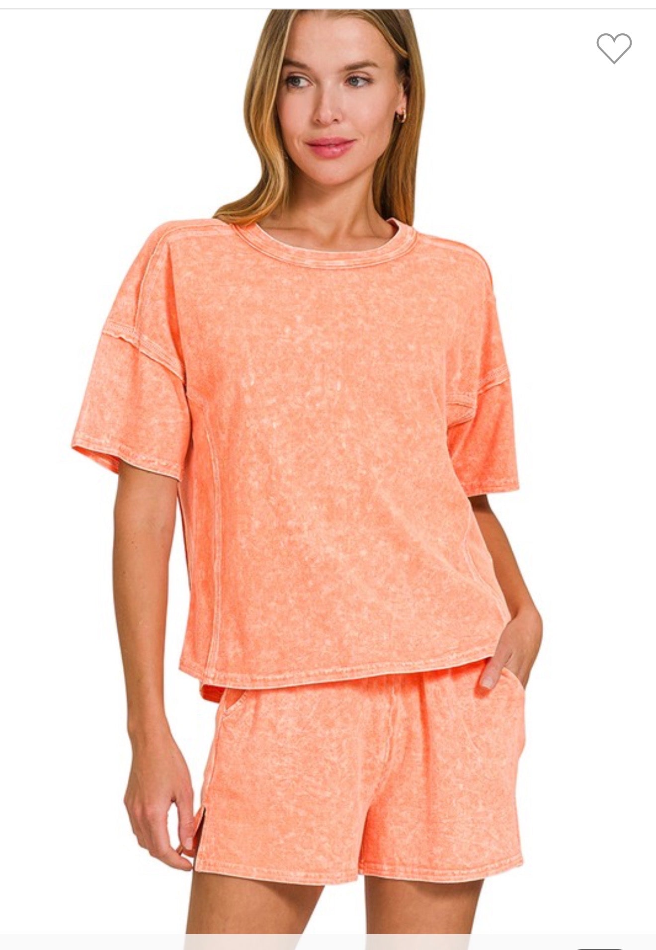 Snow washed two piece set