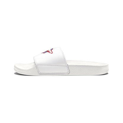 Youth Slide Sandals with Removable Strap — Custom Team Logo "24" Design