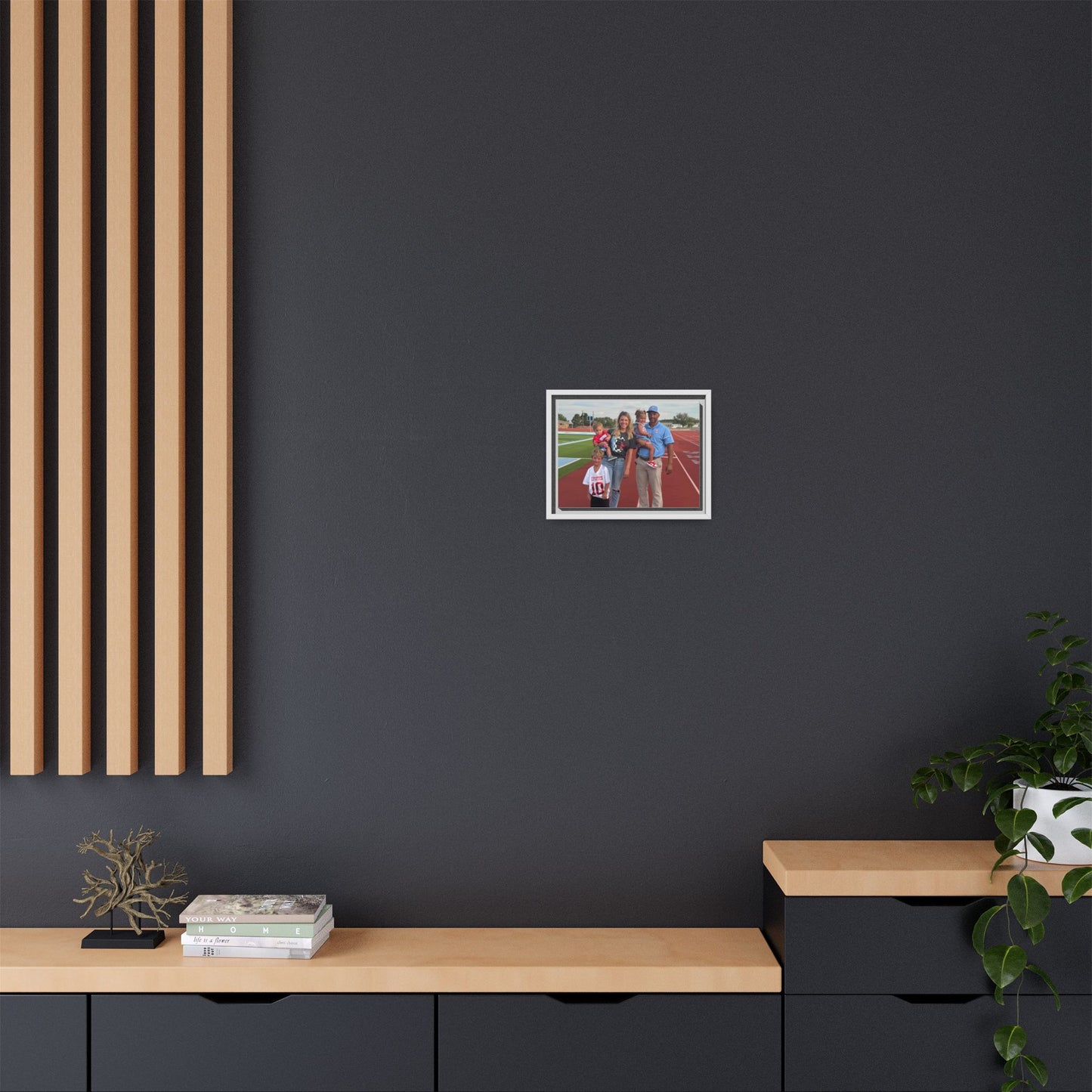 Framed Matte Photo Canvas — Personalized Family Portrait Wall Art