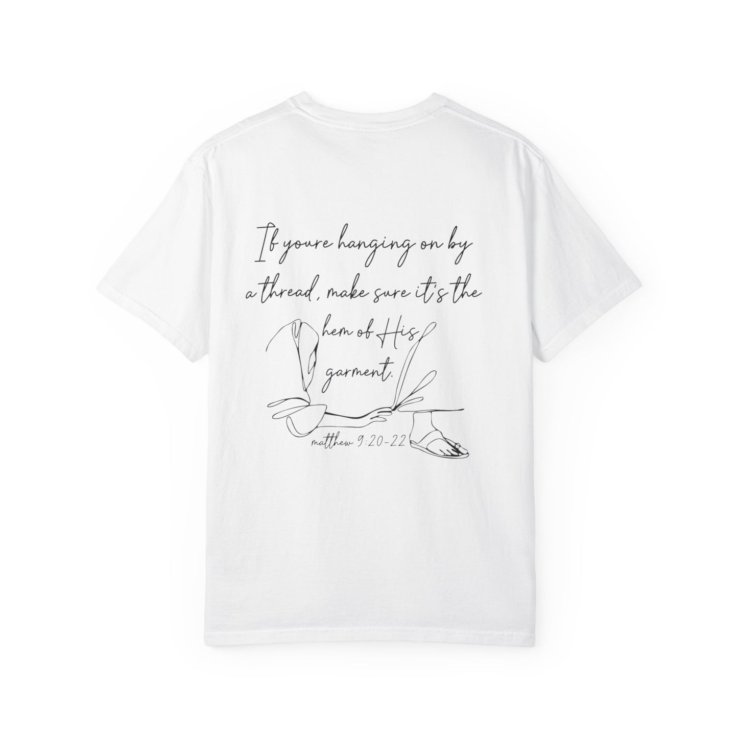 Hope Script T-Shirt — Inspirational Christian Tee with Back Scripture Design