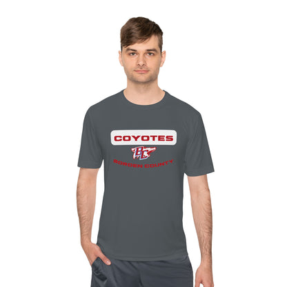 Borden County Coyotes Performance Tee - 'Coyotes' Logo Moisture-Wicking Shirt