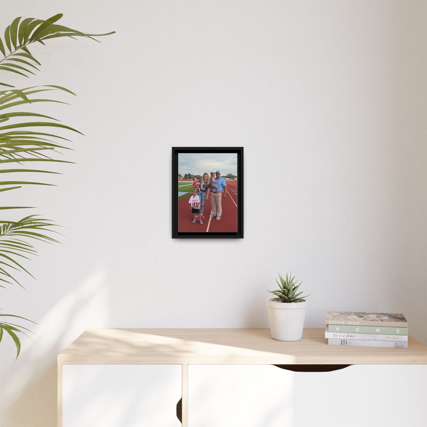 Framed Matte Photo Canvas — Personalized Family Portrait Wall Art