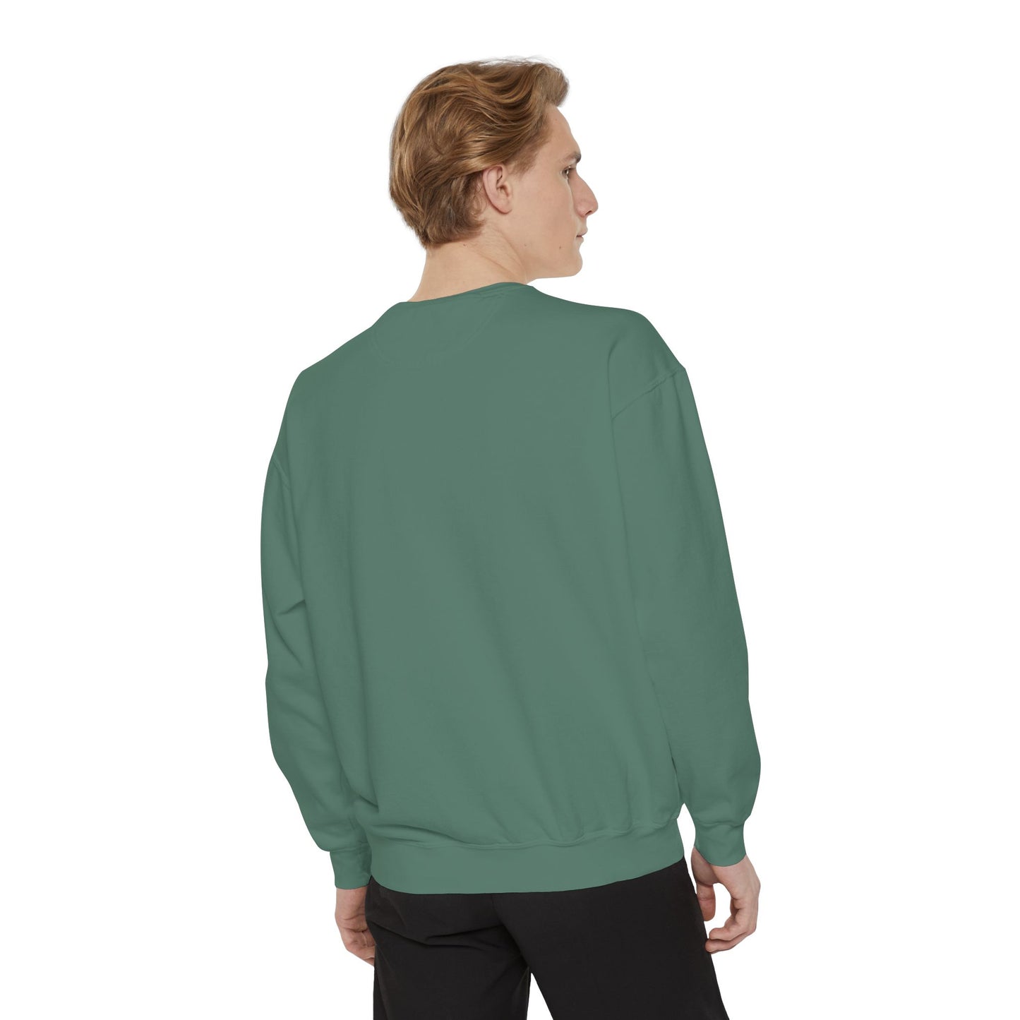 Jesus Is King Floral-Print Sweatshirt — Christian Faith Crewneck