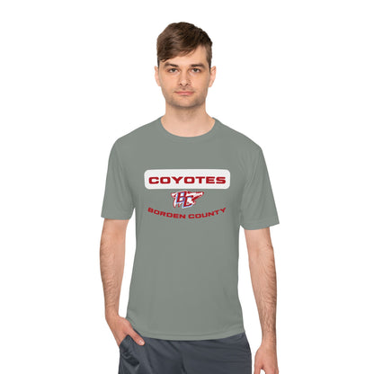 Borden County Coyotes Performance Tee - 'Coyotes' Logo Moisture-Wicking Shirt