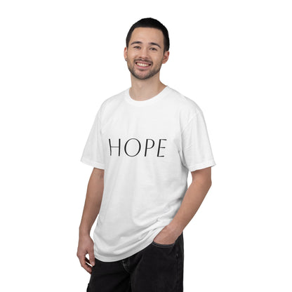 Hope Script T-Shirt — Inspirational Christian Tee with Back Scripture Design