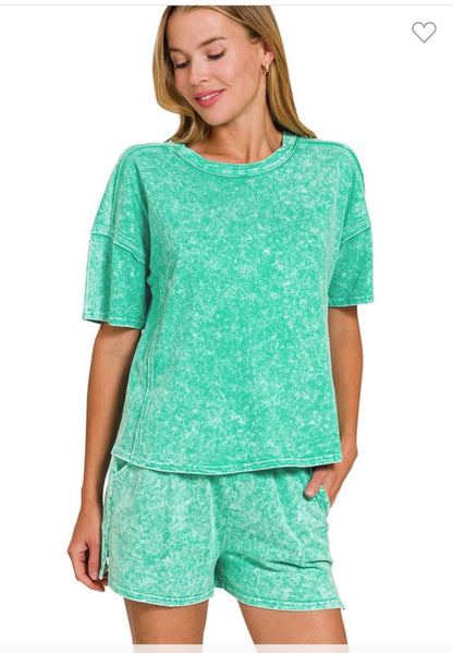 Snow washed two piece set