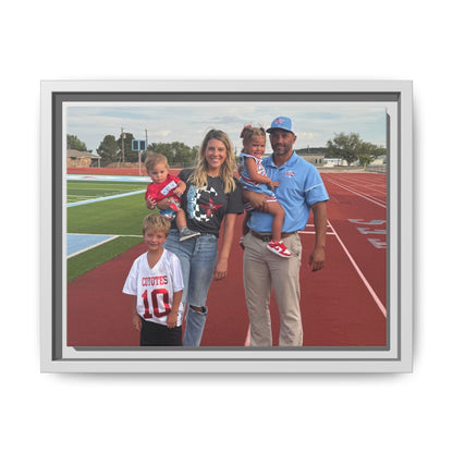 Framed Matte Photo Canvas — Personalized Family Portrait Wall Art