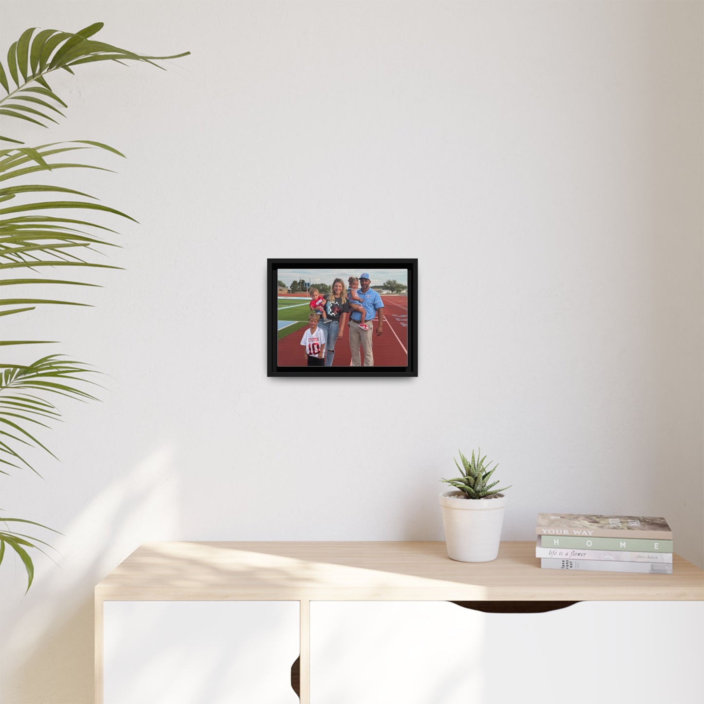 Framed Matte Photo Canvas — Personalized Family Portrait Wall Art