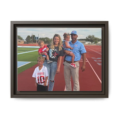 Framed Matte Photo Canvas — Personalized Family Portrait Wall Art