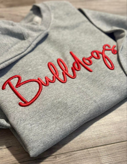 2X-4X custom embroidered sweater