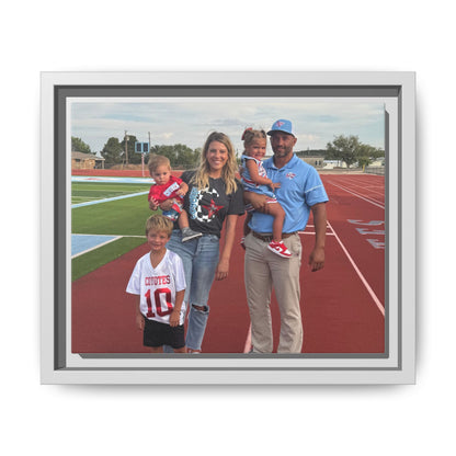 Framed Matte Photo Canvas — Personalized Family Portrait Wall Art