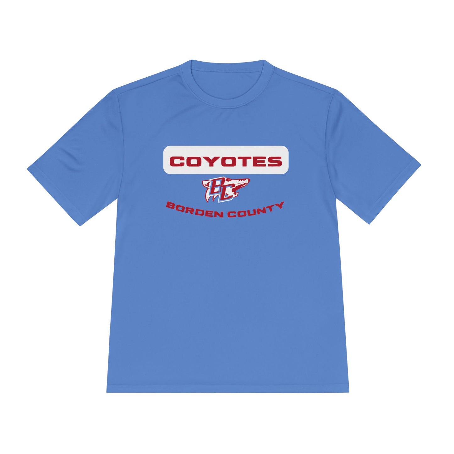 Borden County Coyotes Performance Tee - 'Coyotes' Logo Moisture-Wicking Shirt