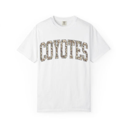 Coyotes Camo Arch T-Shirt — Vintage Lettering Tee