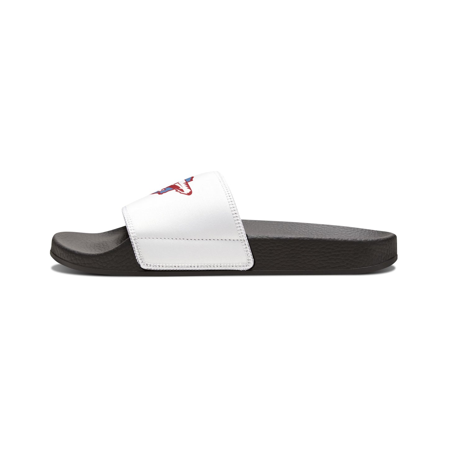 Youth Slide Sandals with Removable Strap — Custom Team Logo "24" Design