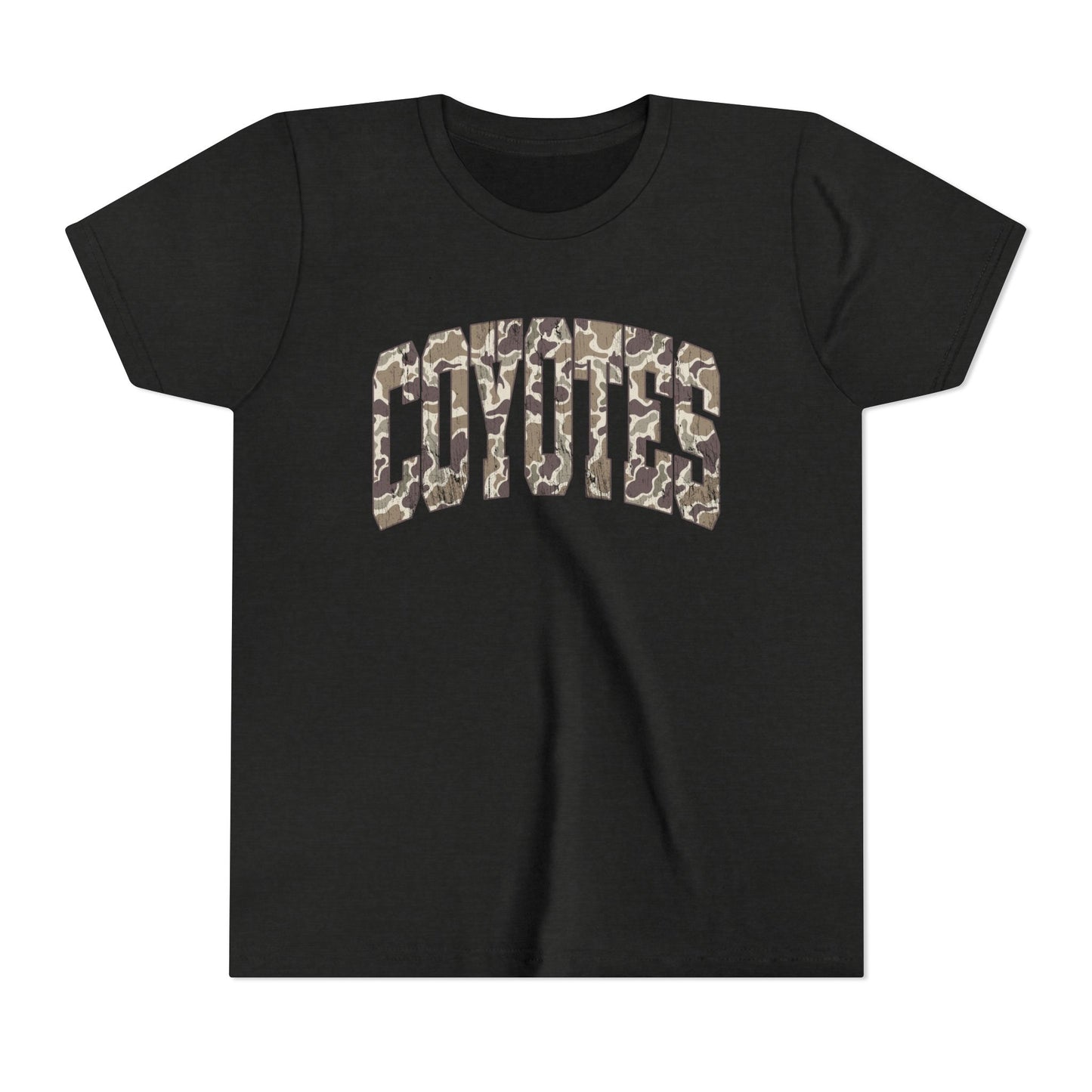 Youth Tee - Coyotes Camo Arch Graphic