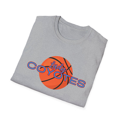 Coyotes Basketball T-Shirt – Orange Basketball Logo Tee
