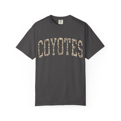 Coyotes Camo Arch T-Shirt — Vintage Lettering Tee
