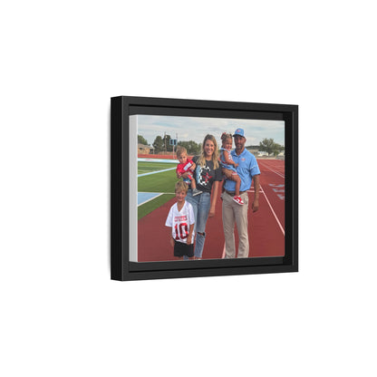 Framed Matte Photo Canvas — Personalized Family Portrait Wall Art