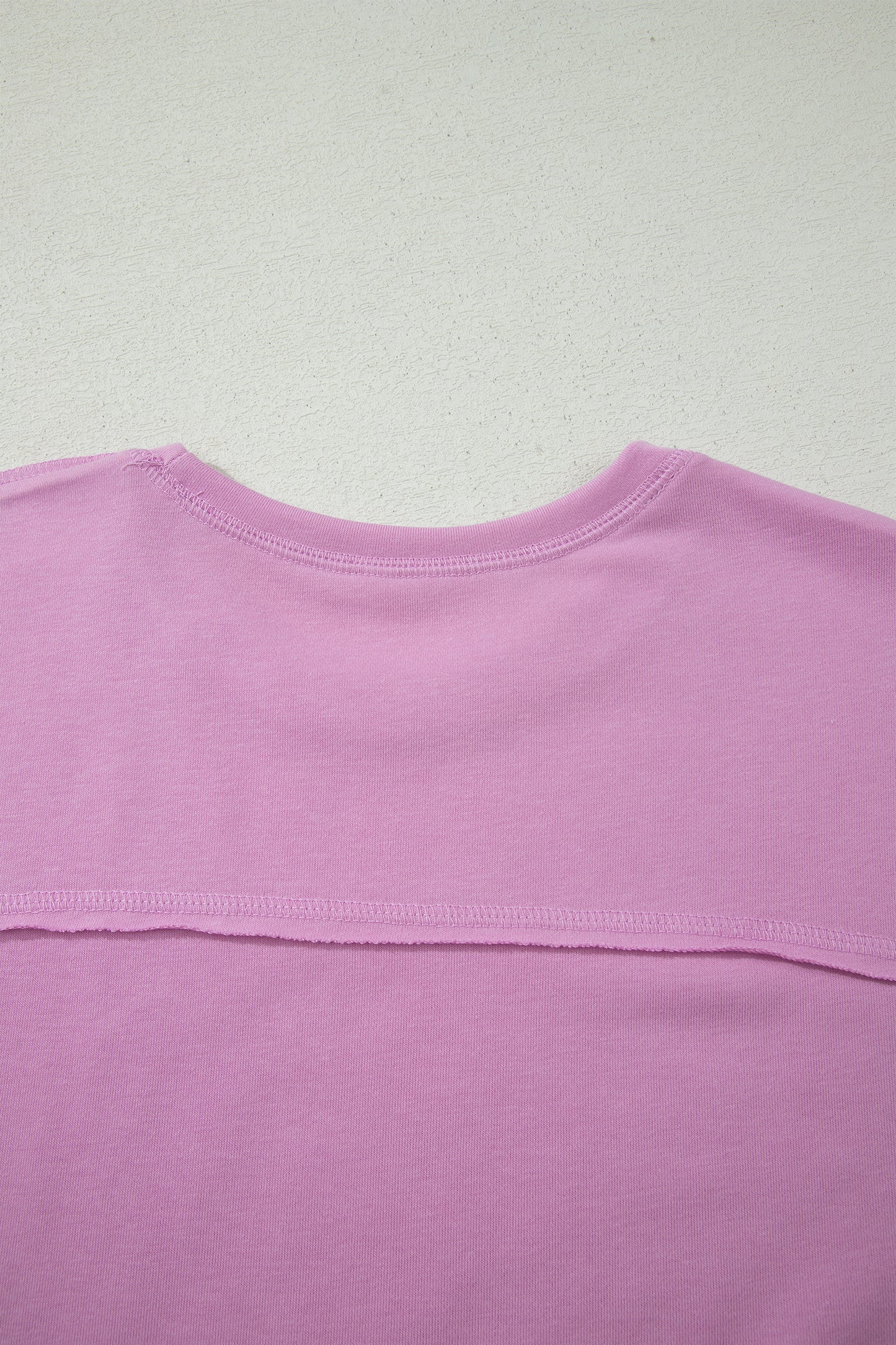 Rose Red Drop Shoulder Boxy Tee and Barrel Pants Set