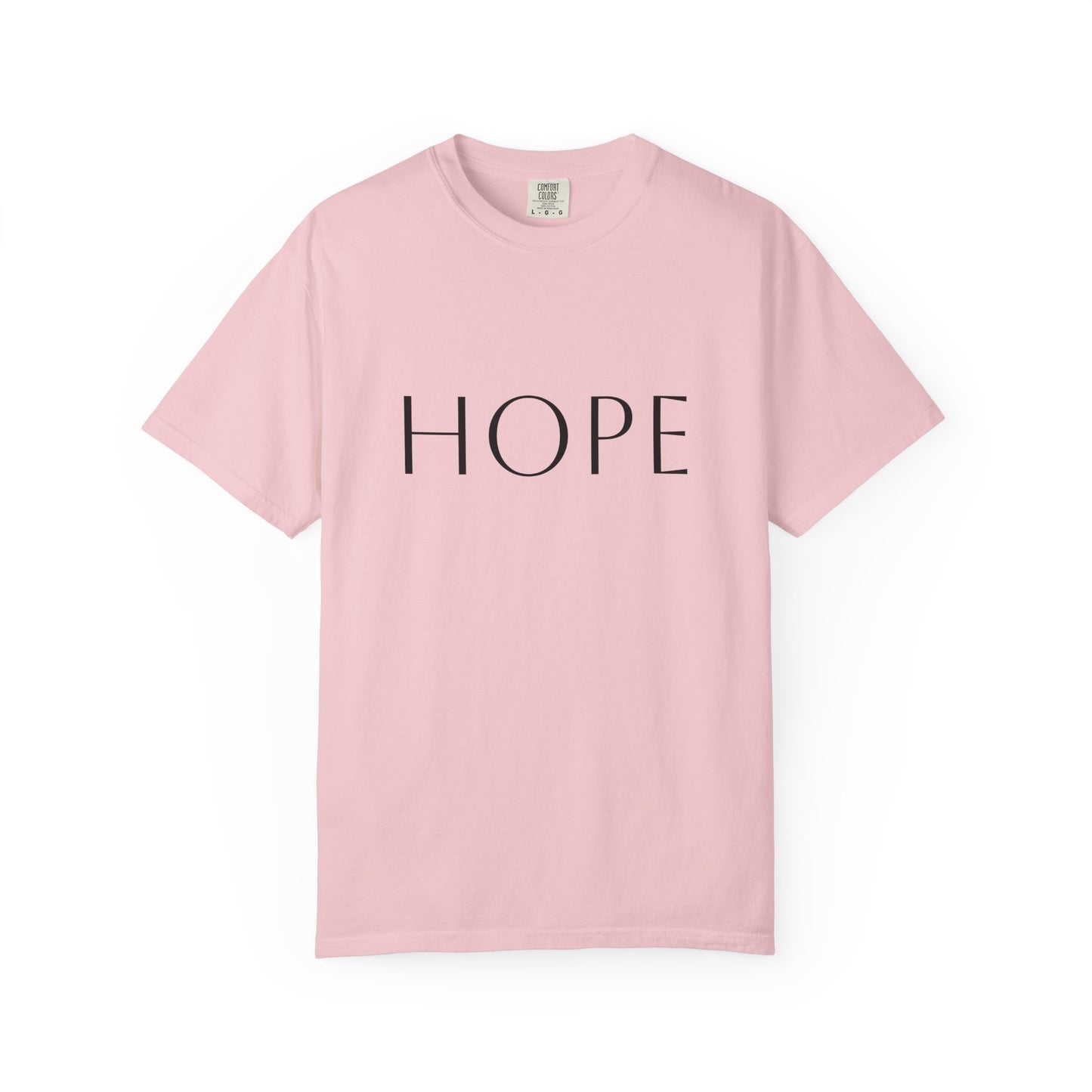 Hope Script T-Shirt — Inspirational Christian Tee with Back Scripture Design