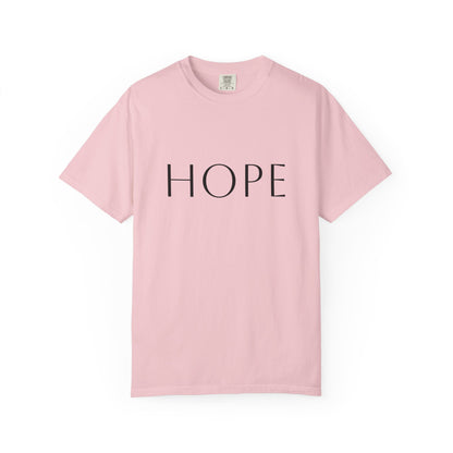 Hope Script T-Shirt — Inspirational Christian Tee with Back Scripture Design