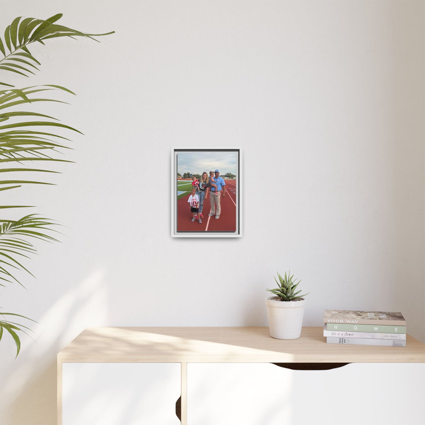 Framed Matte Photo Canvas — Personalized Family Portrait Wall Art