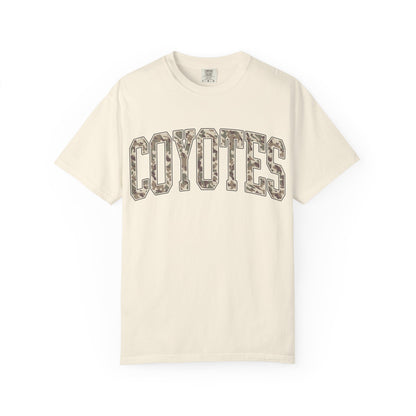 Coyotes Camo Arch T-Shirt — Vintage Lettering Tee