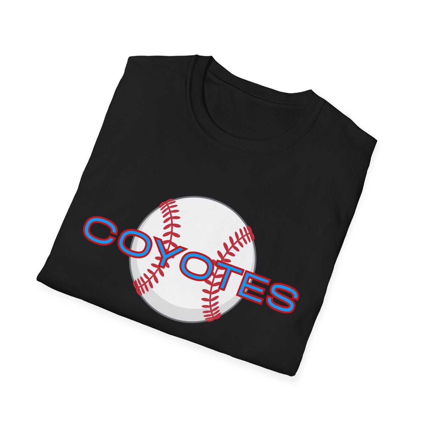 Coyotes Baseball T-Shirt — Retro Team Logo Tee