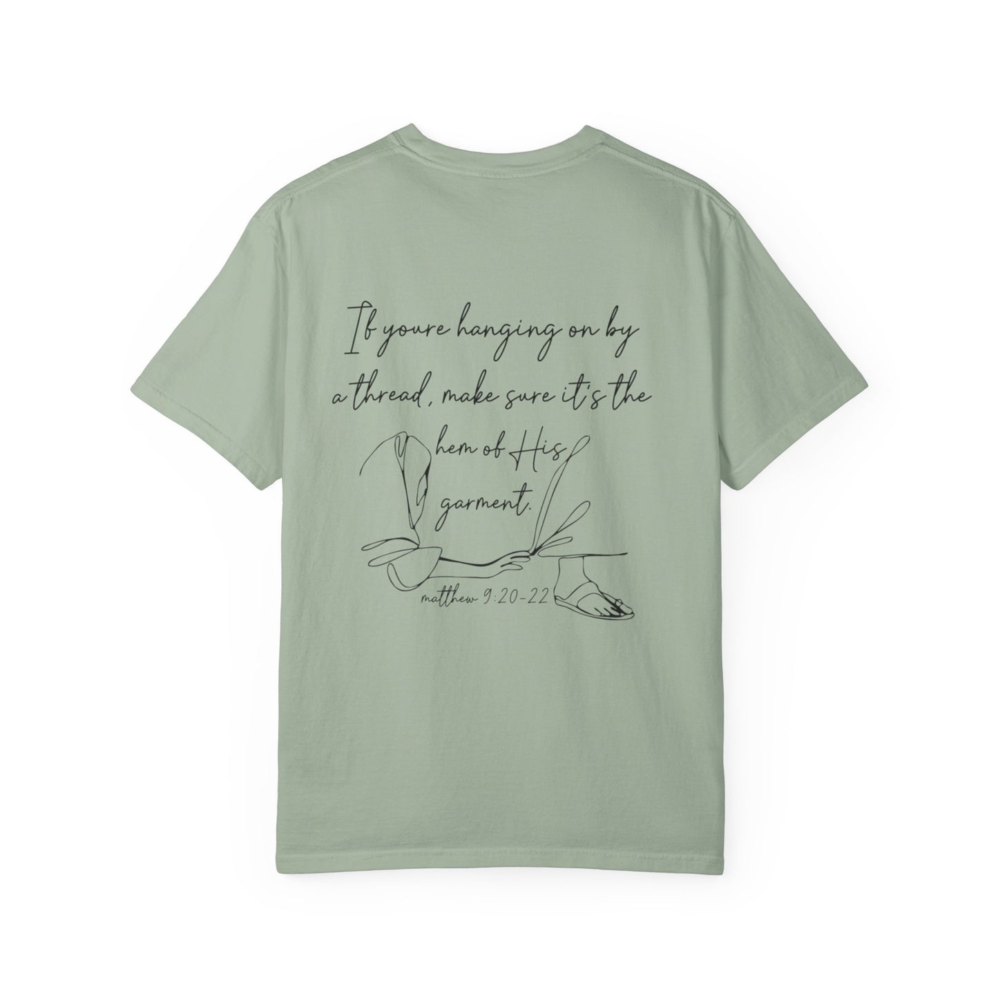 Hope Script T-Shirt — Inspirational Christian Tee with Back Scripture Design