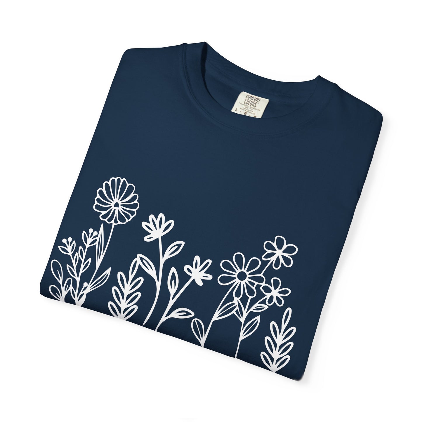 Grow in Grace T-Shirt — Floral 2 Peter 3:18 Christian Tee