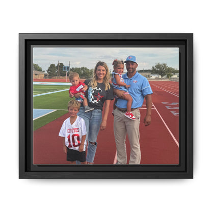 Framed Matte Photo Canvas — Personalized Family Portrait Wall Art