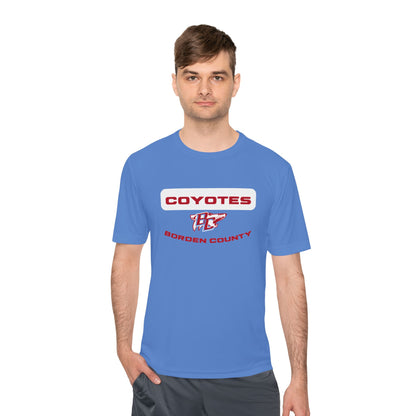 Borden County Coyotes Performance Tee - 'Coyotes' Logo Moisture-Wicking Shirt