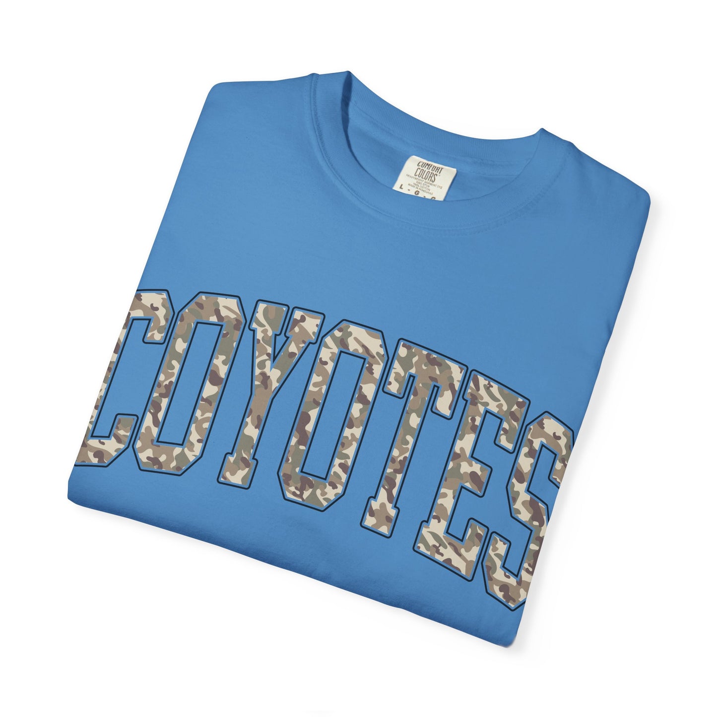 Coyotes Camo Arch T-Shirt — Vintage Lettering Tee