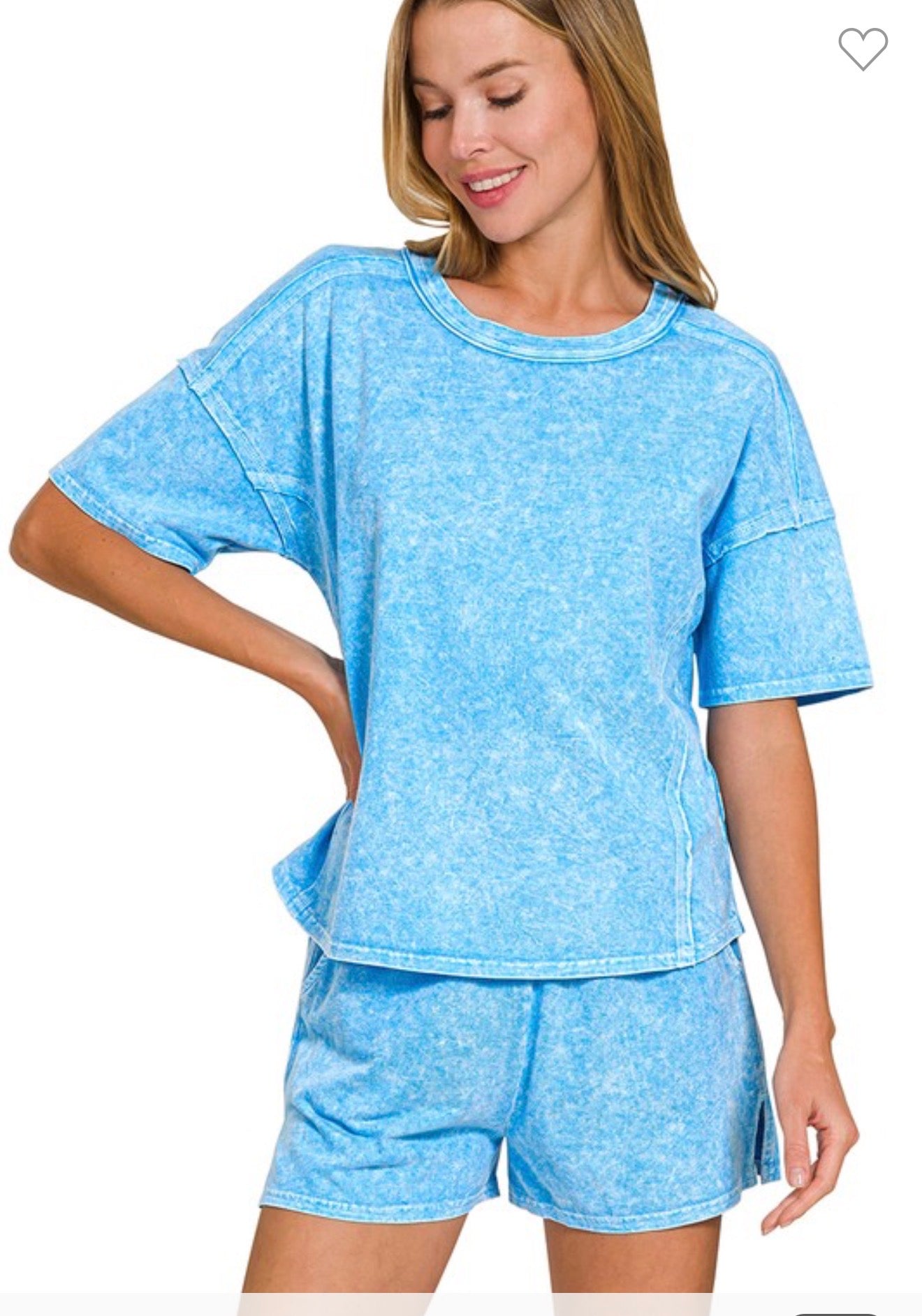 Snow washed two piece set