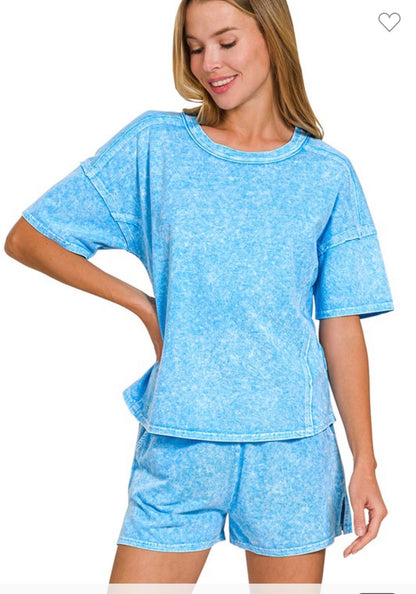 Snow washed two piece set