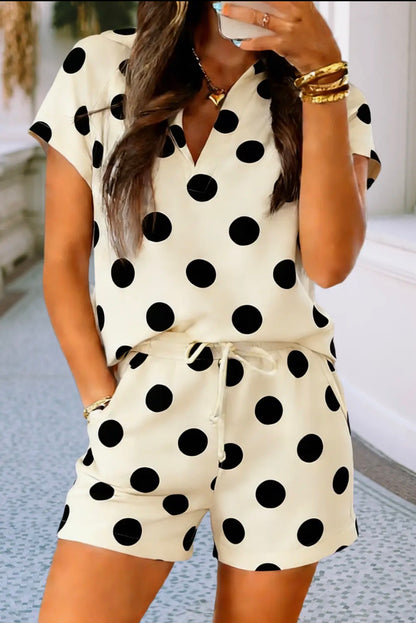 Camo/Polka Dot two piece sets