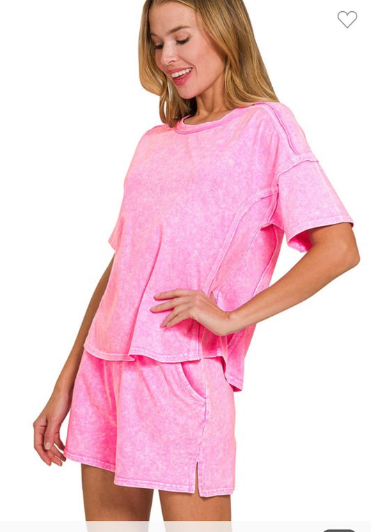 Snow washed two piece set