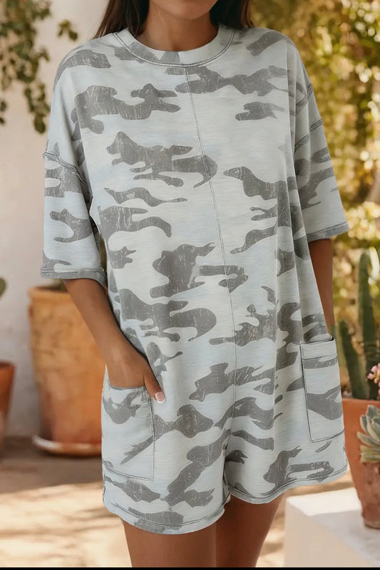 Camo Romper