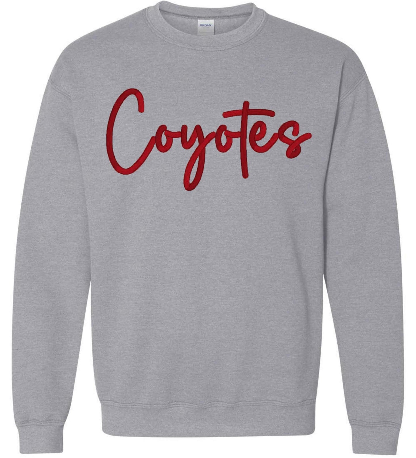 2X-4X custom embroidered sweater