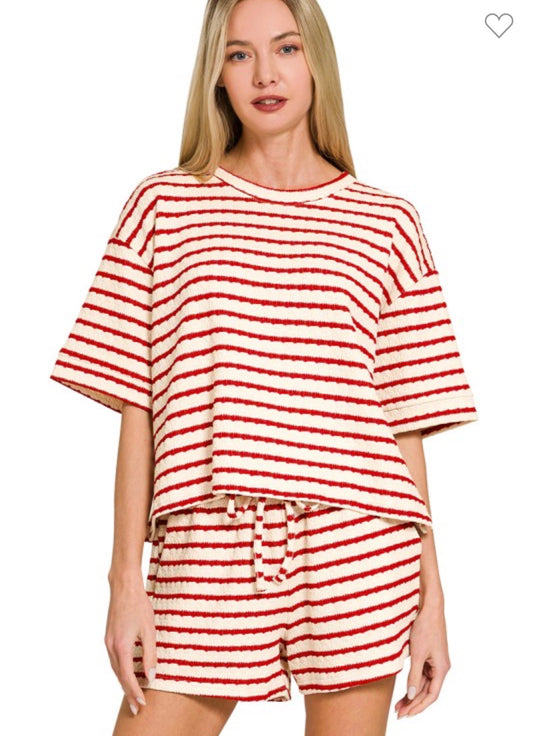 Short set-striped
